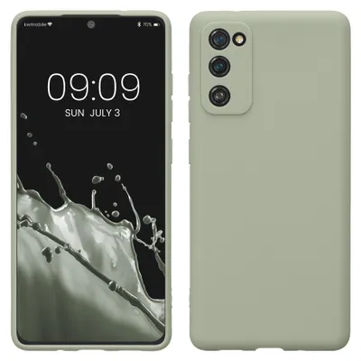 Produktbild von kwmobile Handyhülle für Samsung Galaxy S20 FE Hülle - weiches Handy Silikon Case - Schutzhülle Cover - Graugrün