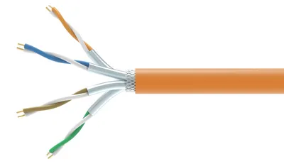 Produktbild von Equip 404553, 1000 m, Cat7, S/FTP (S-STP), Orange