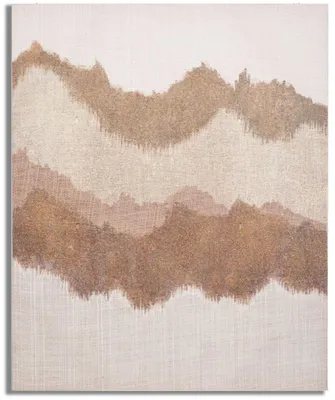 Zdjęcie produktu dla FURNLUX Sztuka ścienna brązowo-beżowa 80 cm / Kolor główny: beżowy / Wymiary: 80 x 100 x 4 cm