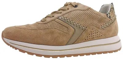 Image de Gabor Comfort : chaussures pour femmes, chaussures à lacets, style sportif, couleur marron, pour le quotidien