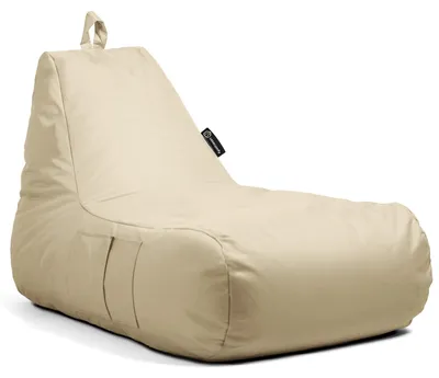 Immagine prodotto di Poltrona sacco XXL per adulti, beige, idrorepellente