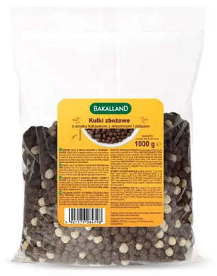 Obrázok produktu pre Bakalland čokoládové a vanilkové cereálne vločky, 1 kg