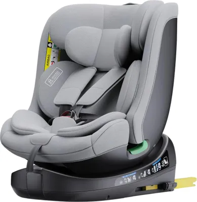 Produktbild von Kindersitz, 360° Drehung, ISOFIX-Installation, Grau