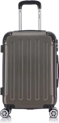 Produktbild von Flexot® F-2045 Handgepäck Bordcase Trolley Koffer Reisekoffer Hartschale Doppeltragegriff mit Zahlenschloss Gr. M Farbe Bronze-Gold