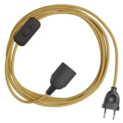 Image de Creative Cables - SnakeBis - Câblage avec douille et câble en tissu coloré