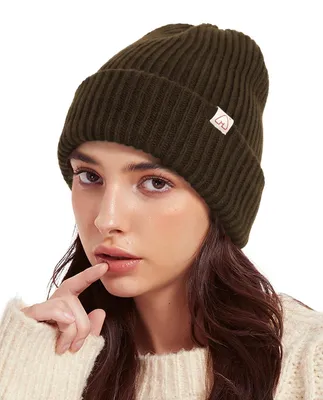 Imagen del producto de Gorro de lana para mujer, tipo "beanie", ideal para el invierno, cálido y grueso, estilo slouchy