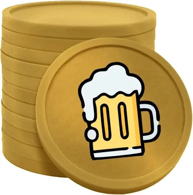 Immagine prodotto di CombiCraft Monete Birra / Monete Consumo Oro - Ø29mm - 100 pezzi