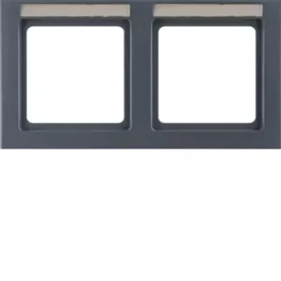 Produktbild von Berker 10226086, Anthrazit, Thermoplast, Schraubenlos, Berker, Q.3, IP20