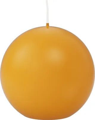 Produktbild von Kugelkerzen Gelb Ø 70 mm, 12 Stück
