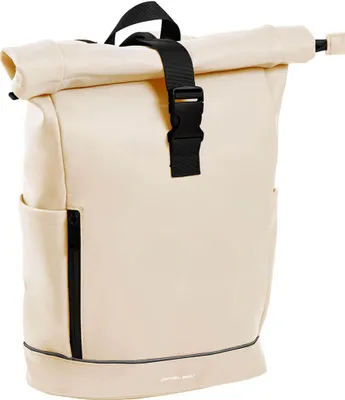 Produktbild von Daniel Ray Rolltop-Rucksack Laptoprucksack Highlands mit gepolstertem Rücken - PolyurethanRollrucksack Fahrradrucksack mit Laptopfach in Beige