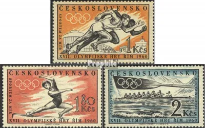 Produktbild von Briefmarken Tschechoslowakei 1960 Mi 1206-1208 (kompl.Ausg.) gestempelt Sommerspiele