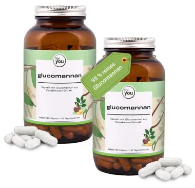 Produktbild von for you glucomannan Doppelpack