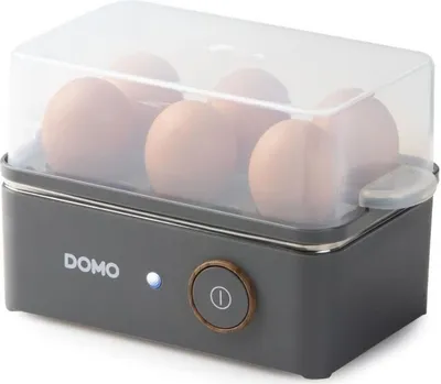 Obrázok produktu pre Domo DO9283EK, 6 vajec, Gombík, 0,7 m, Čierna, 400 W, 213 mm