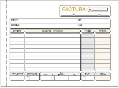 Productafbeelding van Factuurblok, formaat 21 x 15 cm (10 stuks)