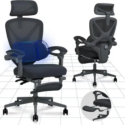 Obrázek produktu pro Ergonomická kancelářská židle OC4B black s náklonem 135°, černá