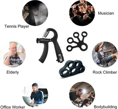 Productafbeelding van Famanu handtrainingapparaat met intelligente teller - set van 5