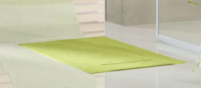 Produktbild von Badematte Hoch-Tief einfache Rahmenborte 600 Gramm 50 x 70 cm - Hellgrün