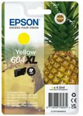 Obrázok produktu pre Epson Singlepack Yellow 604XL Ink, Žltá, 4 ml, 1 kusov, Balenie po jednom kuse