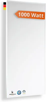 Produktbild von Infrarotheizung 1000 W - Wandmontage - 14-26 m?