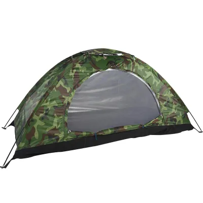 Immagine prodotto di Tenda per 1 persona, mimetica, impermeabile, protezione UV 40+ per campeggio ed escursionismo