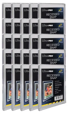 Produktbild von 25x Ultra Pro - UV Recessed Snap Card Holder (63.5 mm x 88.9 mm)