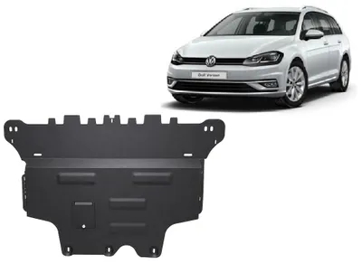 Produktbild von Unterfahrschutz für Motor und Getriebe aus Stahl für VW Golf 7 - 2012 - 2021