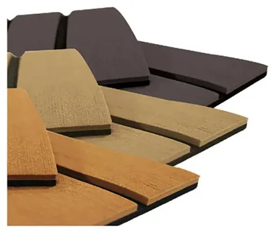 Image de Deck antidérapant Vetus en bouleau et teck avec mousse Eva autocollante rainurée Marron Marron One Size