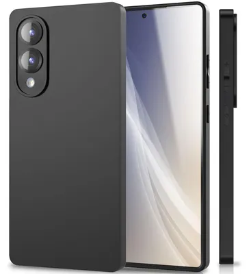 Produktbild von Strider Edition für Samsung Galaxy S25 Edge - Ultradünne 1,28mm TPU-Silikon Schutzhülle - Tiefschwarz