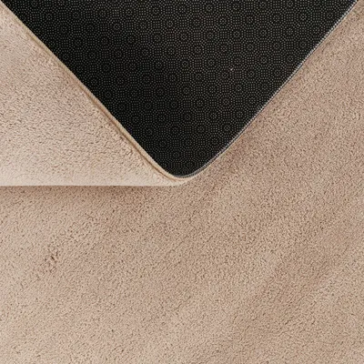 Produktbild von TT Home Wohnzimmer Teppich Kurzflor Anti-Rutsch Rückseite Unifarben Modern Waschbar Größe 80x300 cm