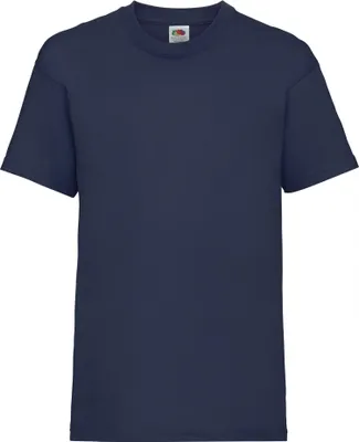 Image de Fruit of the Loom T-shirt pour enfants, manches courtes BC329 (14-15 ans (164)) (Bleu marine)