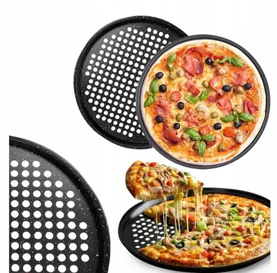 Produktbild von Marmorbeschichtete Pizza-Backform Ø 33 cm