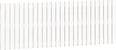 Image de vidaXL Tête de lit murale blanche 166x3x60 cm pin massif