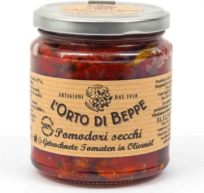 Produktbild von Getrocknete Tomaten in Olivenöl 314 ml. - L'Orto di Beppe