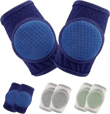 Obrázok produktu pre Detské chrániče kolien na lezenie, nastaviteľné, 3 páry, ochrana pre batoľatá