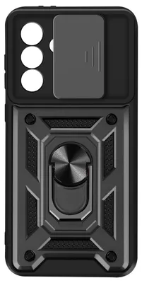 Produktbild von Mayaxess, Ring Hülle mit Kameraschiebeschutz für Samsung Galaxy A37, Schwarz