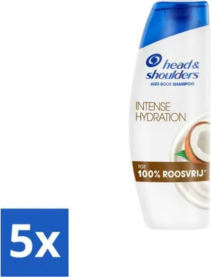Produktbild von Head & Shoulders - Shampoo - Intensive Feuchtigkeitsversorgung - 100 % schuppenfrei - 300 ml - Vorteilspack - 5 Stücke