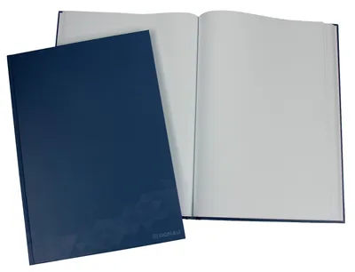 Produktbild von Geschäftsbuch unliniert blau DONAU 1340001-10 A4/96BL