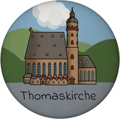 Produktbild von Thomaskirche Leipzig Souvenir Magnet