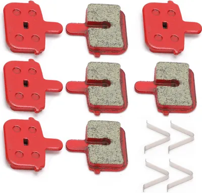 Produktbild von 8 Stück Bremsbeläge, langlebiges Resin Halbmetall Bremsklötze für E-Bike, Mountainbike & Fahrrad, Ersatz für Scheibenbremse
