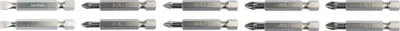 Zdjęcie produktu dla Yato YT-04832, 10 szt., Phillips, Pozidriv, Gniazdo, Stal, 50 mm