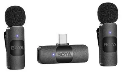 Produktbild von BOYA BY-V20 (V2.0), Aufsteckbares Mikrofon, 20 - 16000 Hz, 80 dB, Kabellos, USB, 100 m