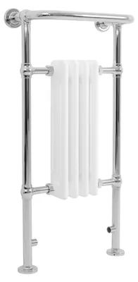 Productafbeelding van Conventioneel verwarmde handdoekradiator – 950 mm x 480 mm – Wit