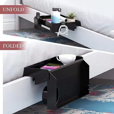Produktbild von Famanu Nachttisch Ablagefläche 38,99 x 26,49 x 8,48 cm - Holz