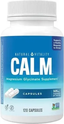 Produktbild von Natural Vitality Calm Magnesium Glycinate 120 Kapseln 17422