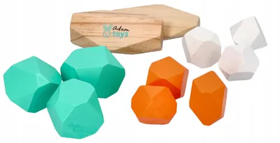 Produktbild von Adam Toys Holz-Balanciersteine Geschicklichkeitsspiel Pädagogisch