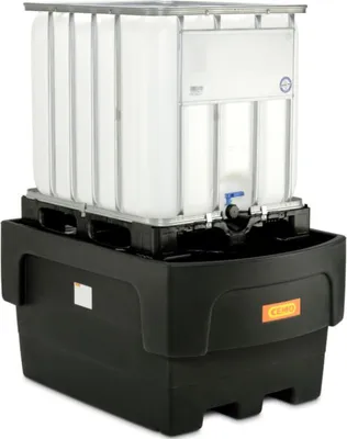 Zdjęcie produktu dla Wanna Wychwytowa Podstawa Pod 1 Zbiornik Ibc 1100L Plastikowa Pe Cemo 10950