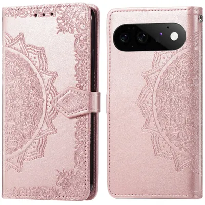 Productafbeelding van imoshion Mandala Bookcase voor de Google Pixel 11 / 11 Pro - Rose Gold