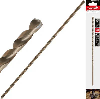 Obrázok produktu pre TVARDY Vrták do kovu, extra dlhý, 5,0 × 245 mm, HSS, DIN1869 - T02550XL