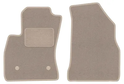 Immagine prodotto di Tappetini anteriori in moquette per Opel Combo D 2011-2018 – 2 pezzi, beige, su misura – Wielganizator LUX