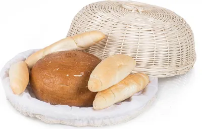 Produktbild von JIPRO® Brotkorb aus Weide, gebleicht, rund Musette IV. - Weidenkorb - Ø 33 x H 13(cm)
